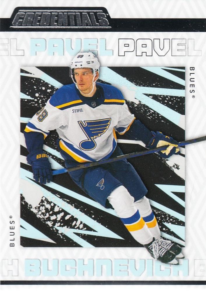 Pavel Buchnevich #79 St. Louis Blues | 2023-24 Upper Deck Credentials | NHL Trading Card