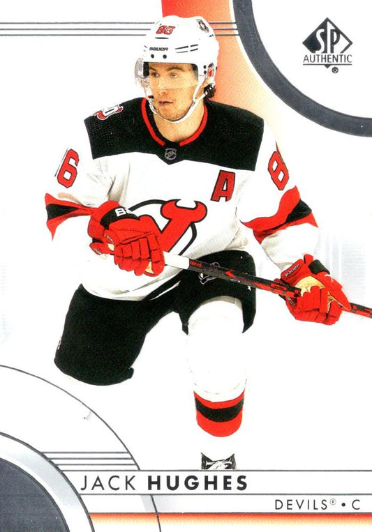 Jack Hughes #79 New Jersey Devils | 2023-24 SP Authentic | NHL Trading Card