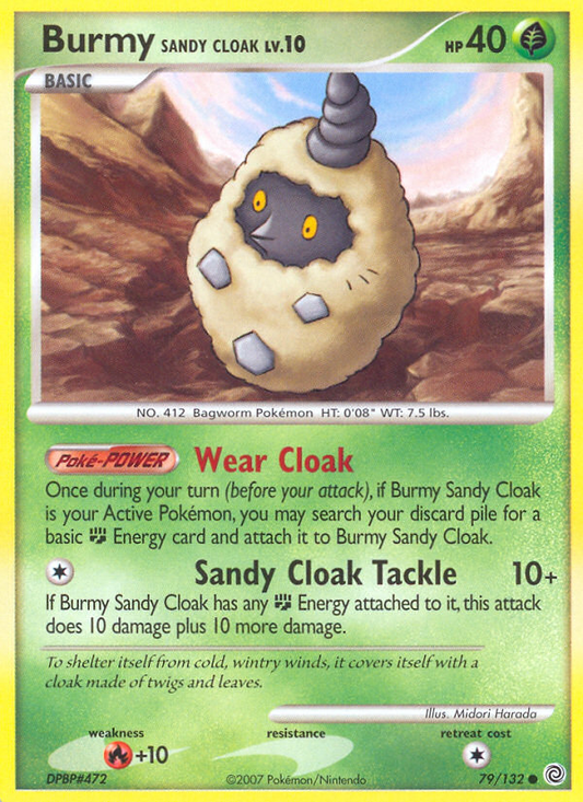 Burmy Sandy Cloak 79/132 Common | Secret Wonders | Pokemon Card