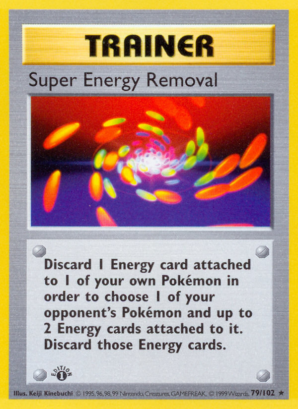 Super Energy Removal 79/102 Rare | Base | Pokemon Card