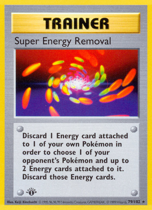 Super Energy Removal 79/102 Rare | Base | Pokemon Card