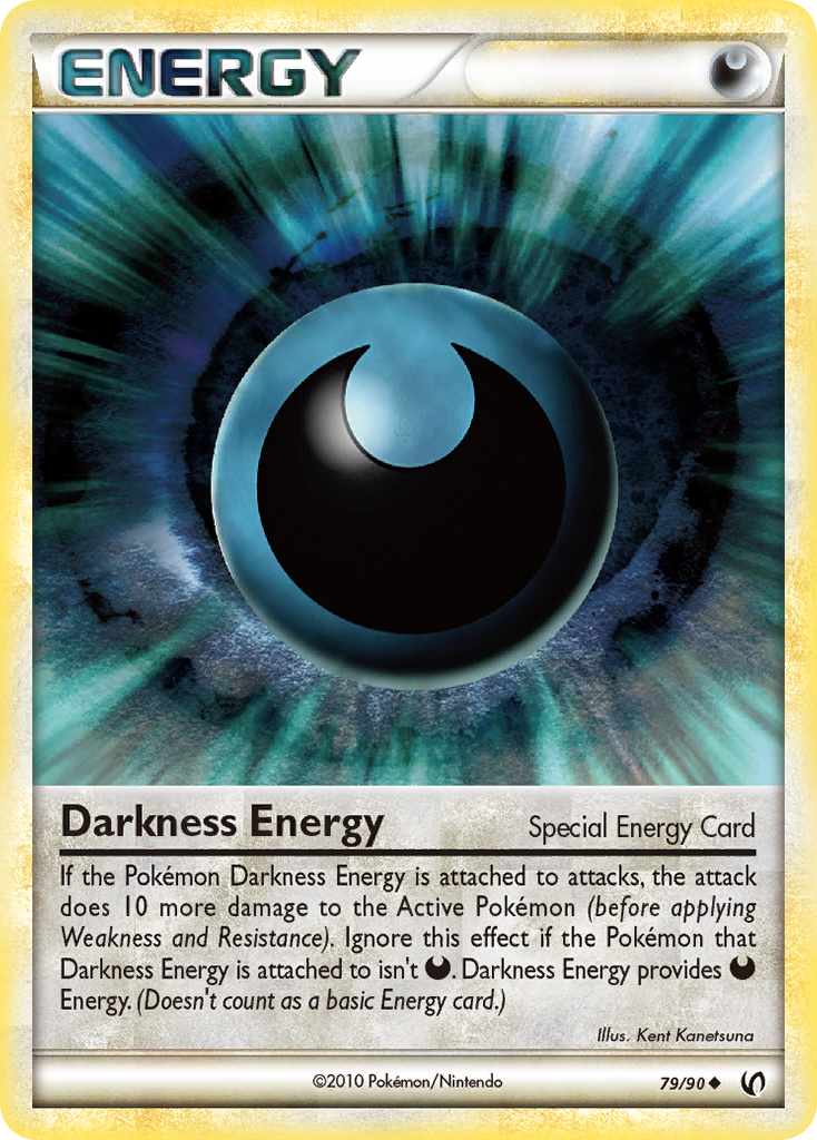 Darkness Energy 79/90 Uncommon | HS—Undaunted | Pokemon Card