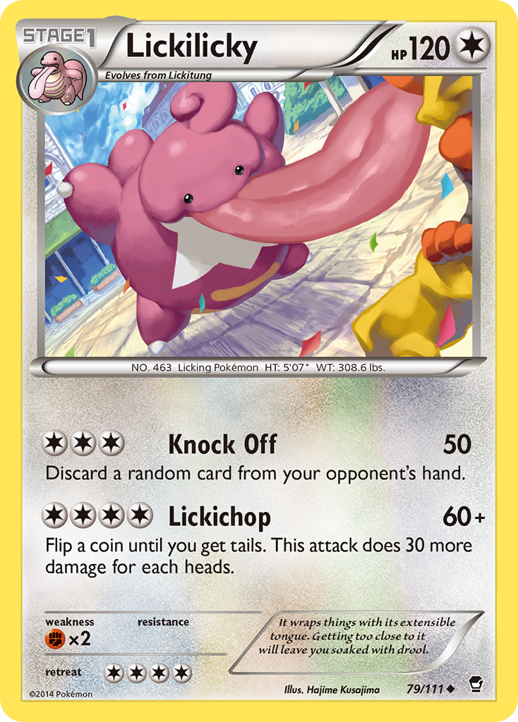 Lickilicky 79/111 Uncommon | Furious Fists | Pokemon Card