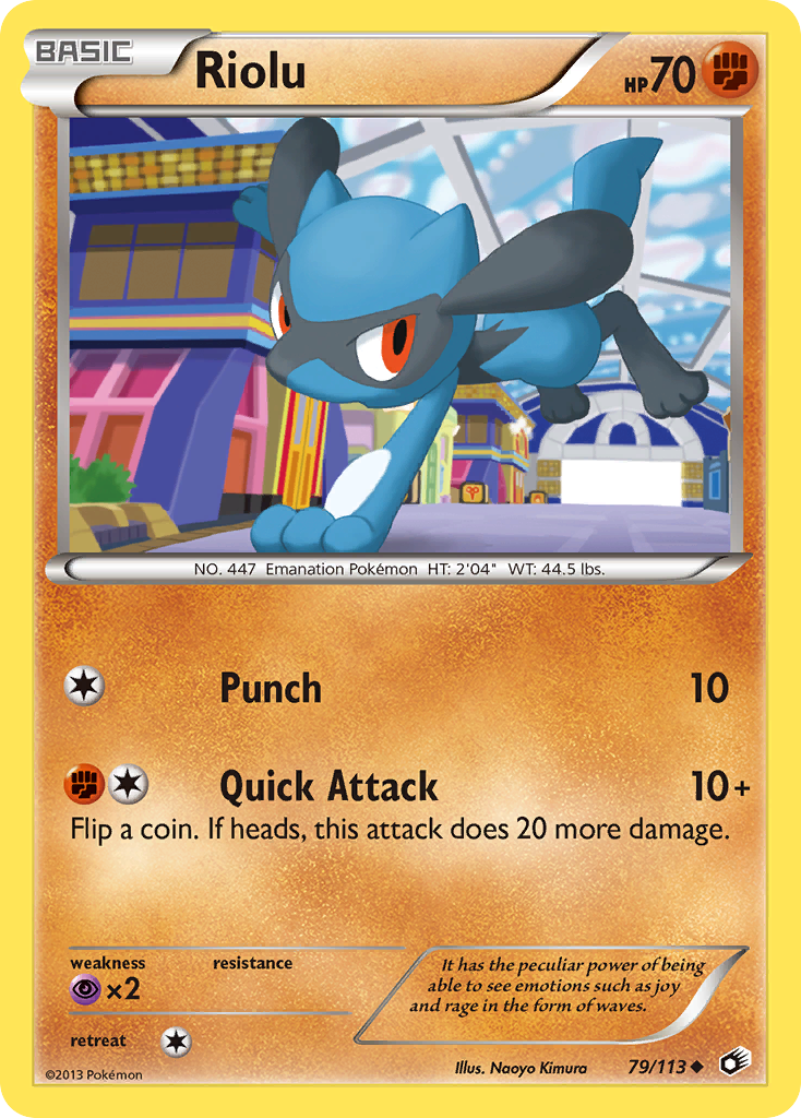 Riolu 79/113 Uncommon | Legendary Treasures | Pokemon Card
