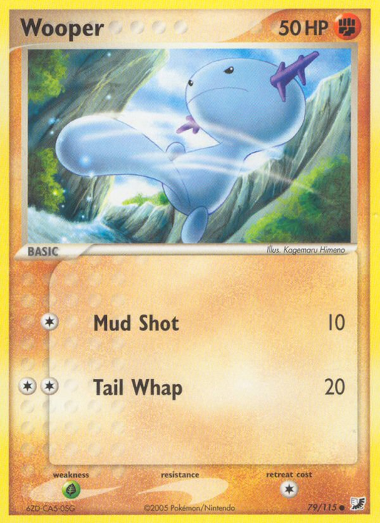 Wooper 79/115 Common | Unseen Forces | Pokemon Card