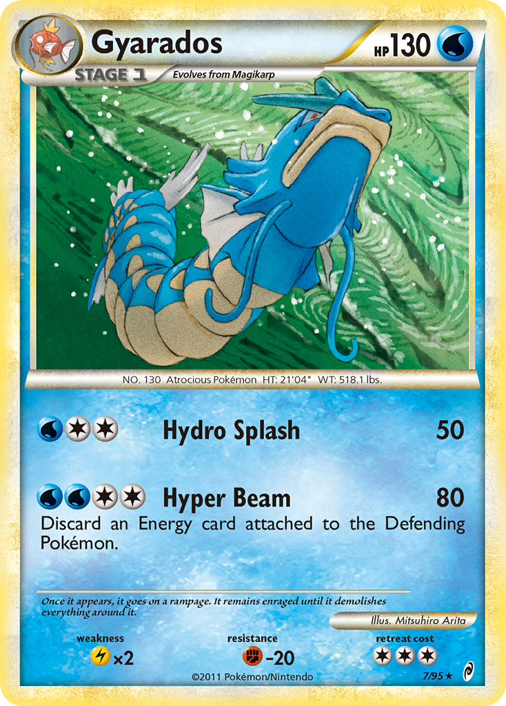 Gyarados 7/95 Rare Holo | Call of Legends | Pokemon Card