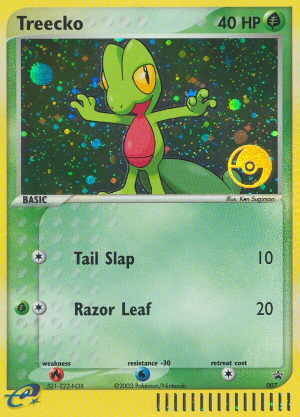 pokemon treecko card Treecko 7/40 Promo | Nintendo Black Star Promos