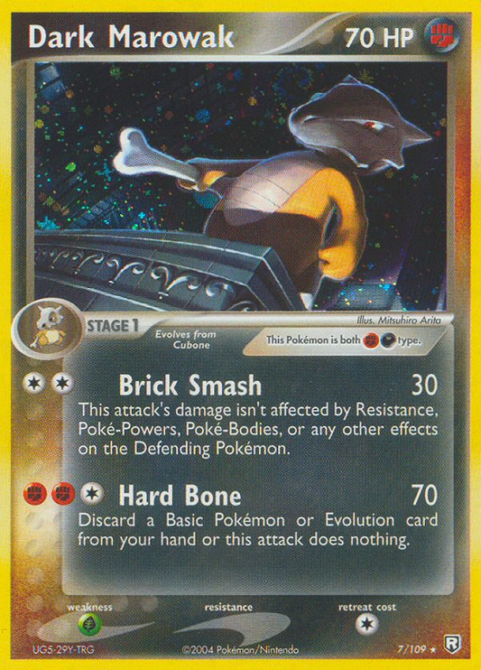 Dark Marowak 7/109 Rare Holo | Team Rocket Returns | Pokemon Card