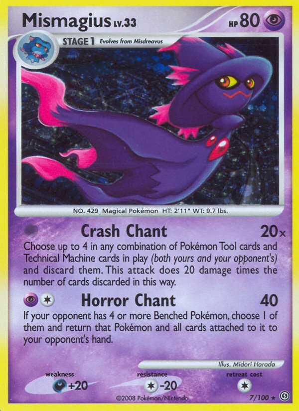Mismagius 7/100 Rare Holo | Stormfront | Pokemon Card