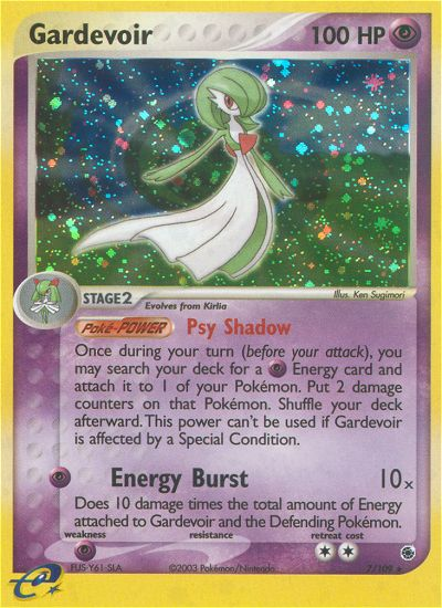 Gardevoir 7/109 Rare Holo | Ruby & Sapphire | Pokemon Card