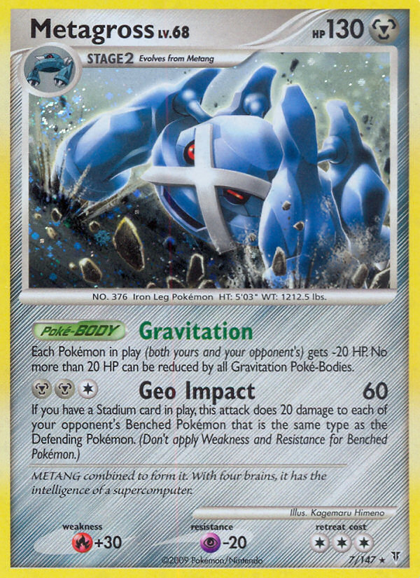 Metagross 7/147 Rare Holo | Supreme Victors | Pokemon Card