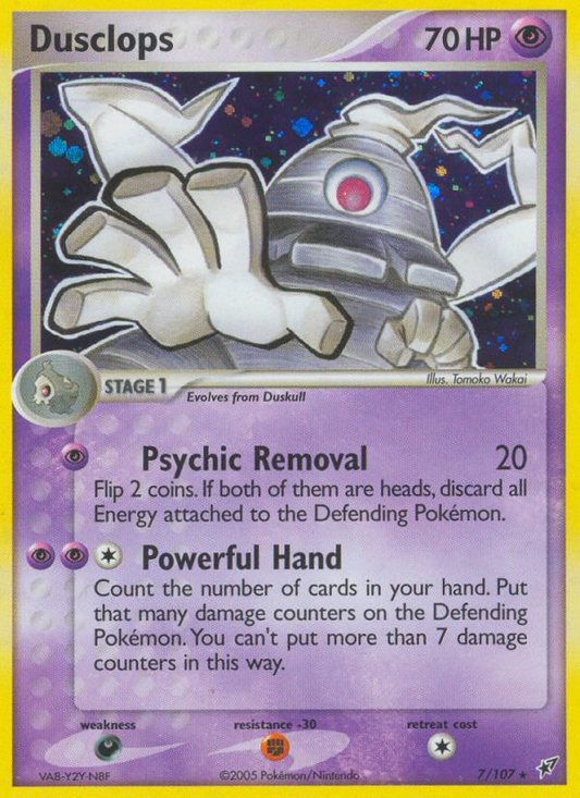Dusclops 7/107 Rare Holo | Deoxys | Pokemon Card
