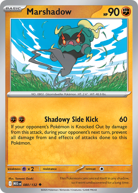 Marshadow 80/132 Uncommon | Mega Evolution | Pokemon Card