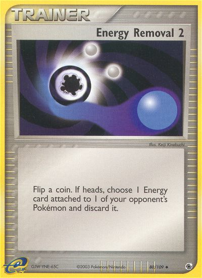 Energy Removal 2 80/109 Uncommon | Ruby & Sapphire | Pokemon Card
