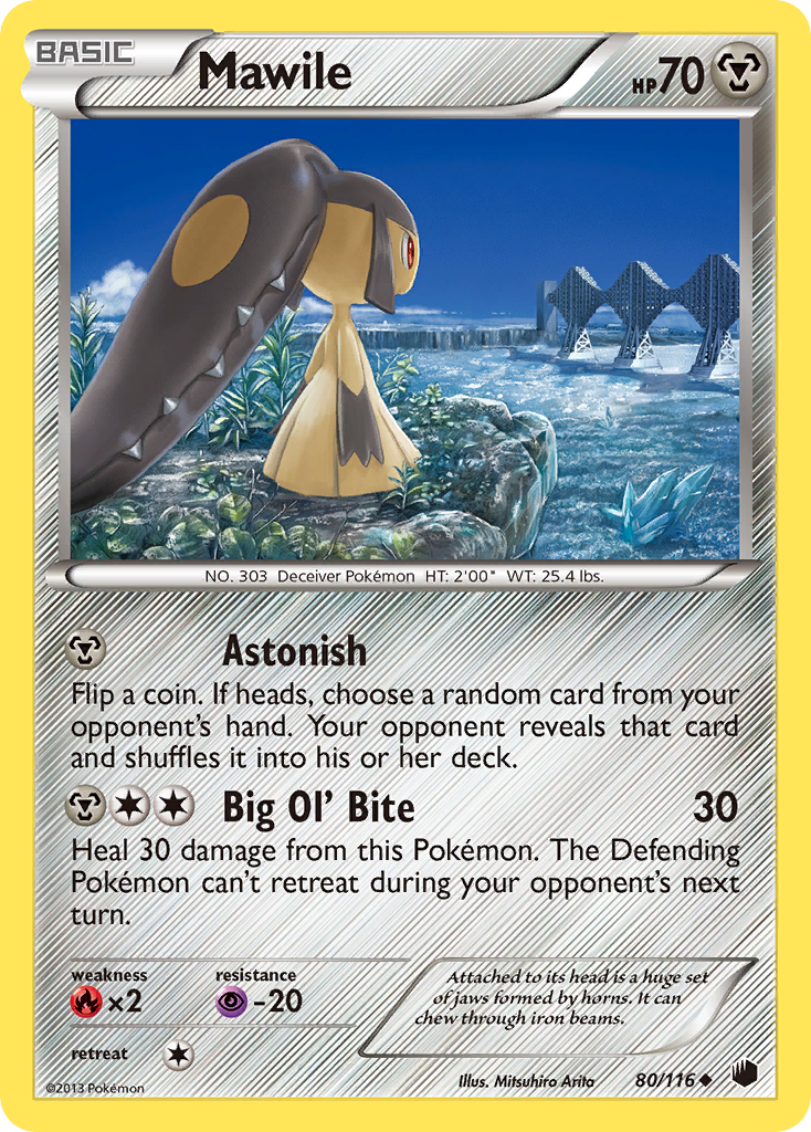 Mawile 80/116 Uncommon | Plasma Freeze | Pokemon Card