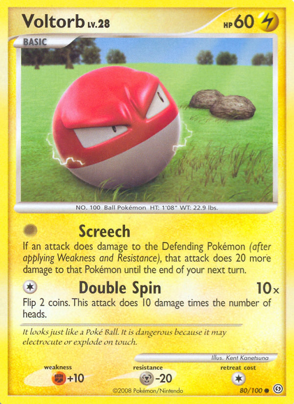 Voltorb 80/100 Common | Stormfront | Pokemon Card