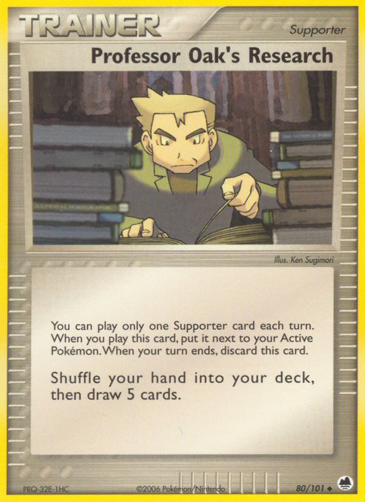 Professor Oak's Research 80/101 Uncommon | Dragon Frontiers | Pokemon Card