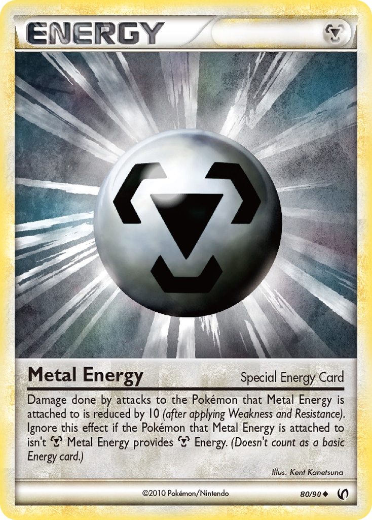 Metal Energy 80/90 Uncommon | HS—Undaunted | Pokemon Card