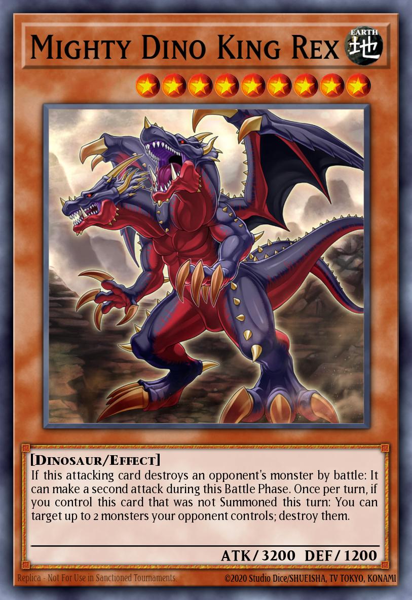 Mighty Dino King Rex - DUNE-EN008 Super Rare | Yu-Gi-Oh! Card Brickheads Collectables Mighty Dino King Rex - DUNE-EN008 Super Rare | Yu-Gi-Oh! Card Brickheads Collectables