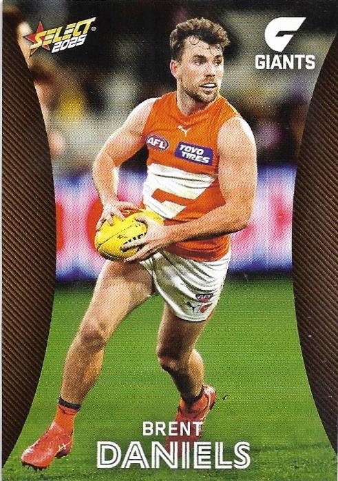 Brent Daniels #81 Greater Western Sydney Giants | 2025 Select AFL Footy Stars | Trading Card