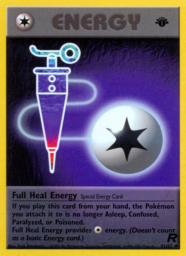Full Heal Energy 81/82 Uncommon | Team Rocket | Pokemon Card