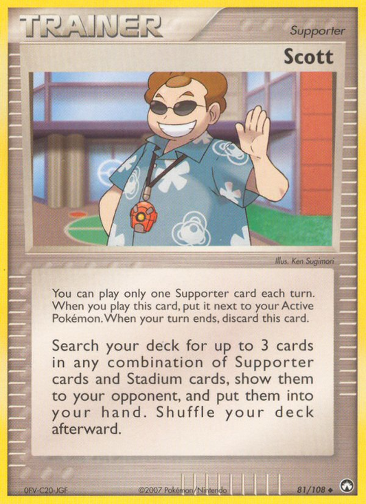 Scott 81/108 Uncommon | Power Keepers | Pokemon Card