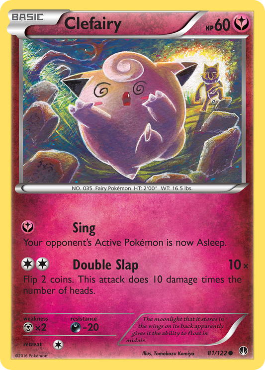 Clefairy 81/122 Common | BREAKpoint | Pokemon Card