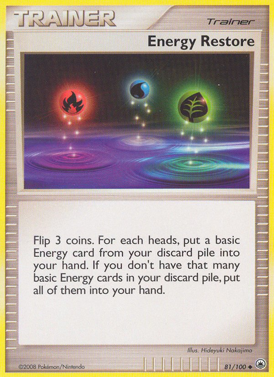Energy Restore 81/100 Uncommon | Majestic Dawn | Pokemon Card