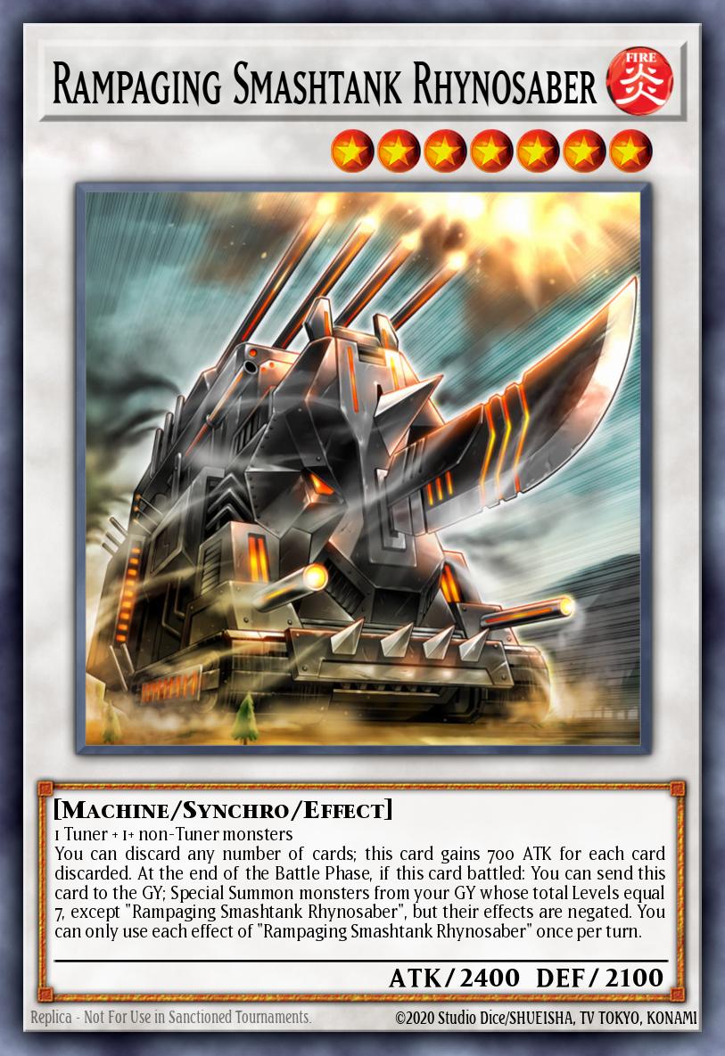 Rampaging Smashtank Rhynosaber - ROTD-EN093 Super Rare | Yu