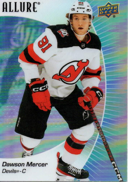 Dawson Mercer #82 New Jersey Devils | 2023-24 Upper Deck Allure | NHL Trading Card