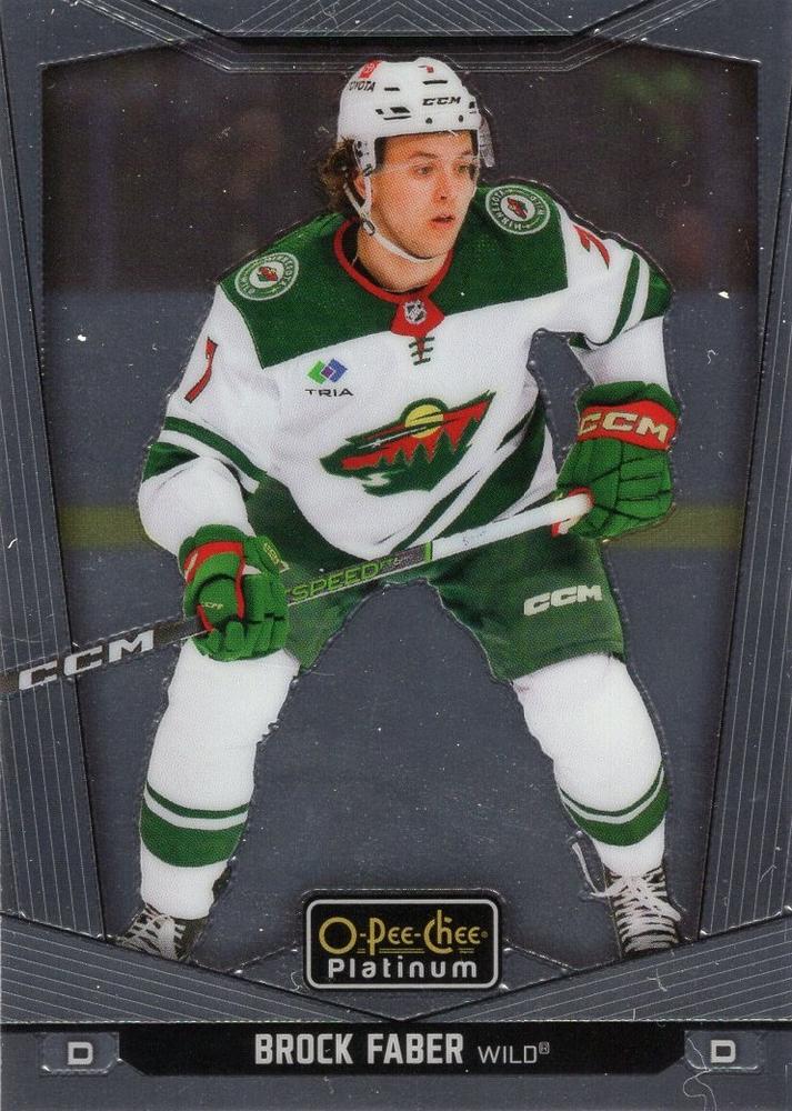 Brock Faber #82 Minnesota Wild | 2024-25 O-Pee-Chee Platinum | NHL Trading Card