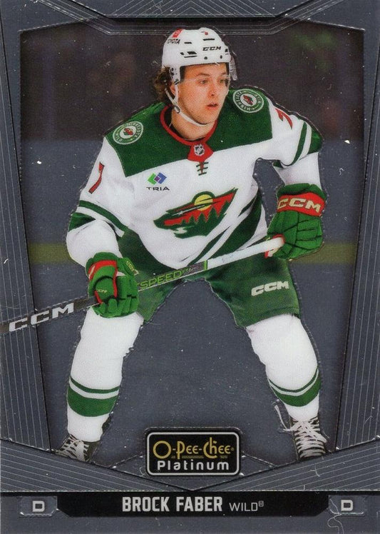 Brock Faber #82 Minnesota Wild | 2024-25 O-Pee-Chee Platinum | NHL Trading Card