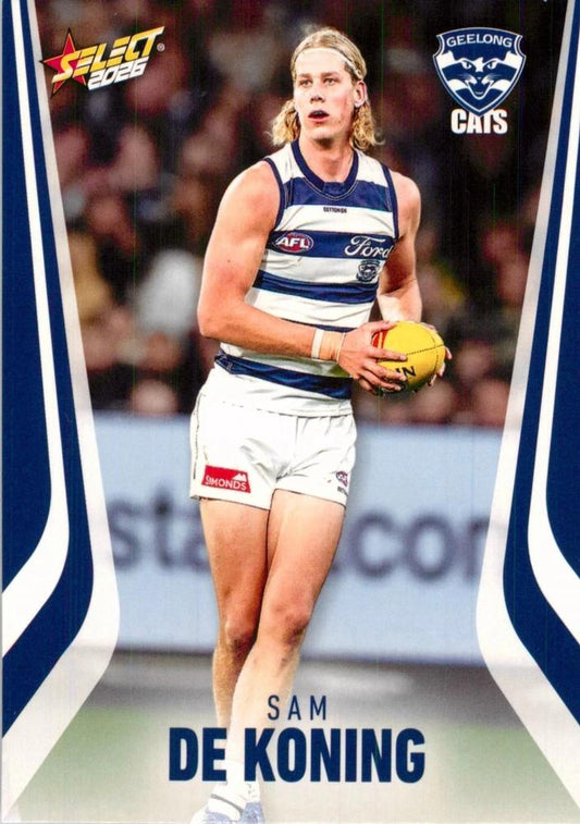 Sam De Koning #82 Geelong Cats | 2026 Select AFL Footy Stars | Trading Card