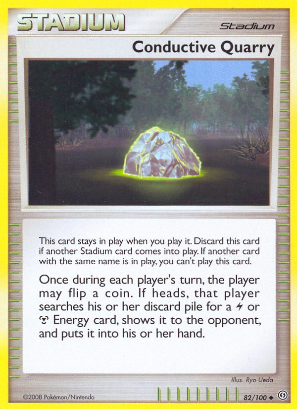 Conductive Quarry 82/100 Uncommon | Stormfront | Pokemon Card