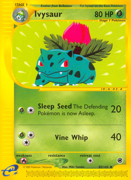 Ivysaur 82/165 Uncommon | Expedition Base Set | Pokemon Card