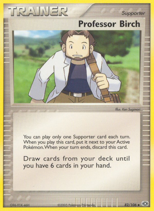 Professor Birch 82/106 Uncommon | Emerald | Pokemon Card