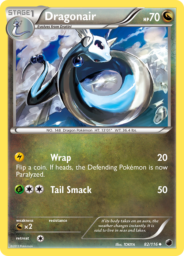 Dragonair 82/116 Uncommon | Plasma Freeze | Pokemon Card