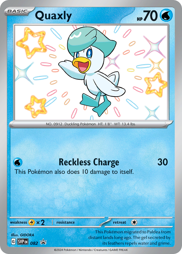 Quaxly #82 Promo | Scarlet & Violet Black Star Promos | Pokemon Card