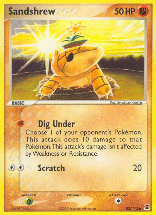 Sandshrew 82/113 Common | Delta Species | Pokemon Card