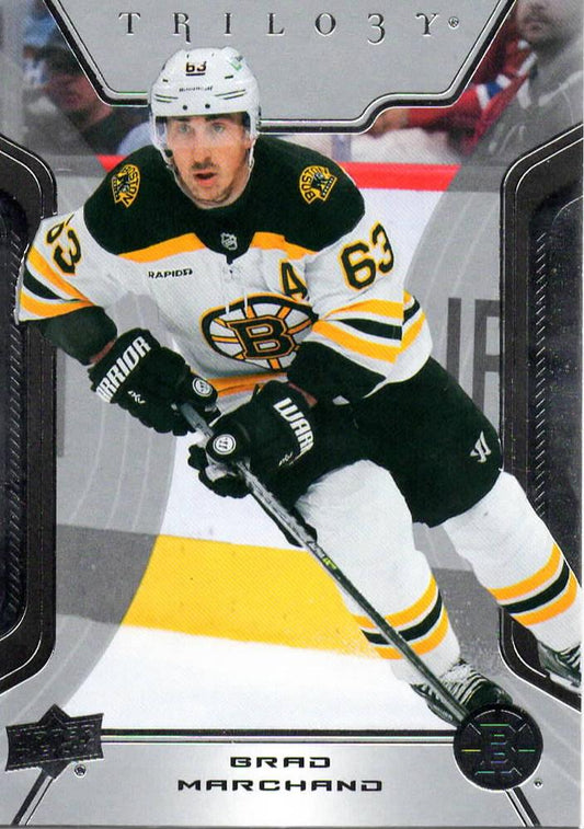 Brad Marchand #83 Boston Bruins | 2023-24 Upper Deck Trilogy | NHL Trading Card