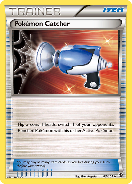 Pokémon Catcher 83/101 Uncommon | Plasma Blast | Pokemon Card