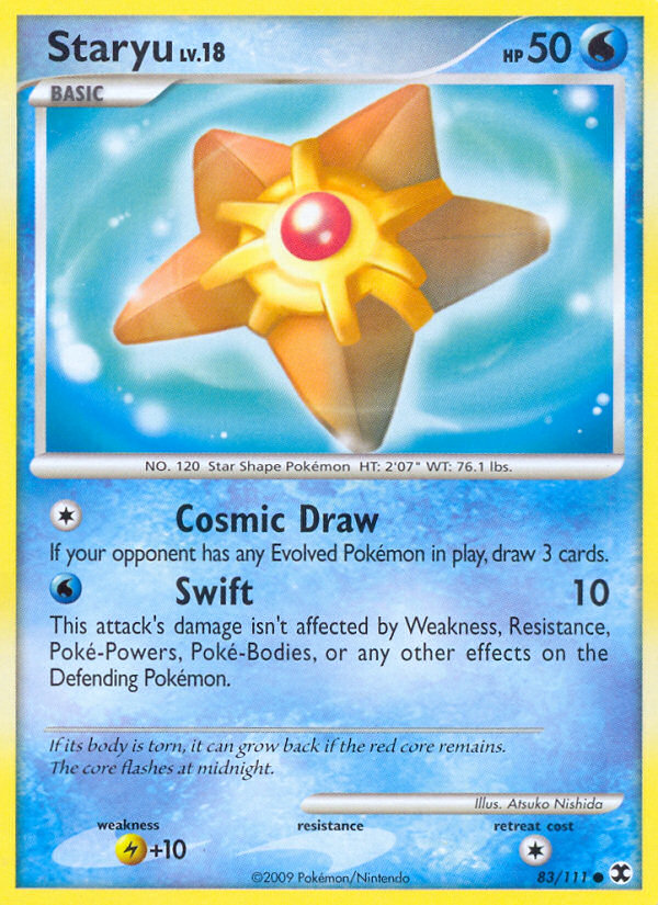 Staryu 83/111 Common | Rising Rivals | Pokemon Card