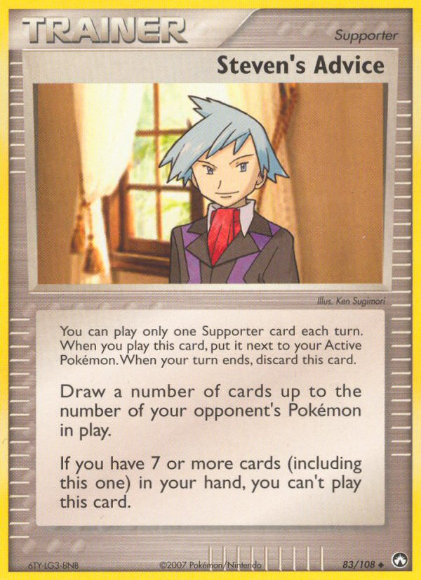 Steven's Advice 83/108 Uncommon | Power Keepers | Pokemon Card