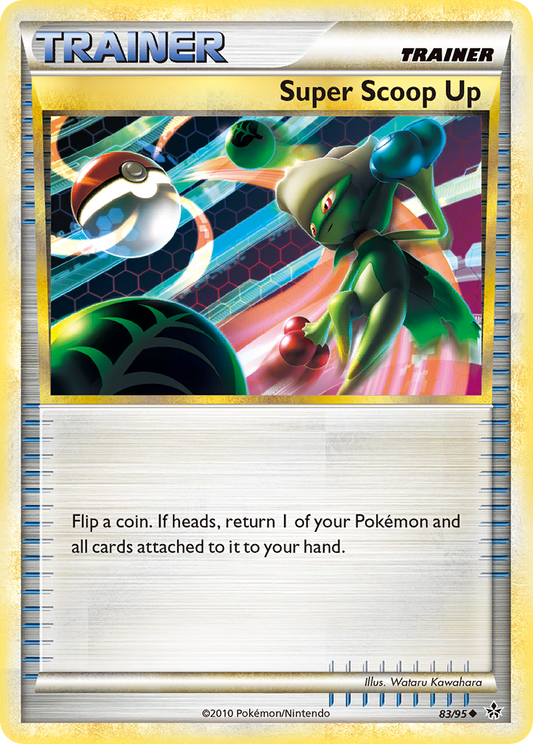 Super Scoop Up 83/95 Uncommon | HS—Unleashed | Pokemon Card
