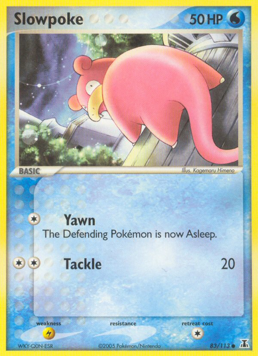 Slowpoke 83/113 Common | Delta Species | Pokemon Card