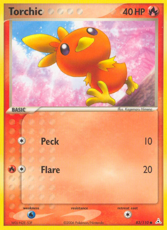 Torchic 83/110 Common | Holon Phantoms | Pokemon Card