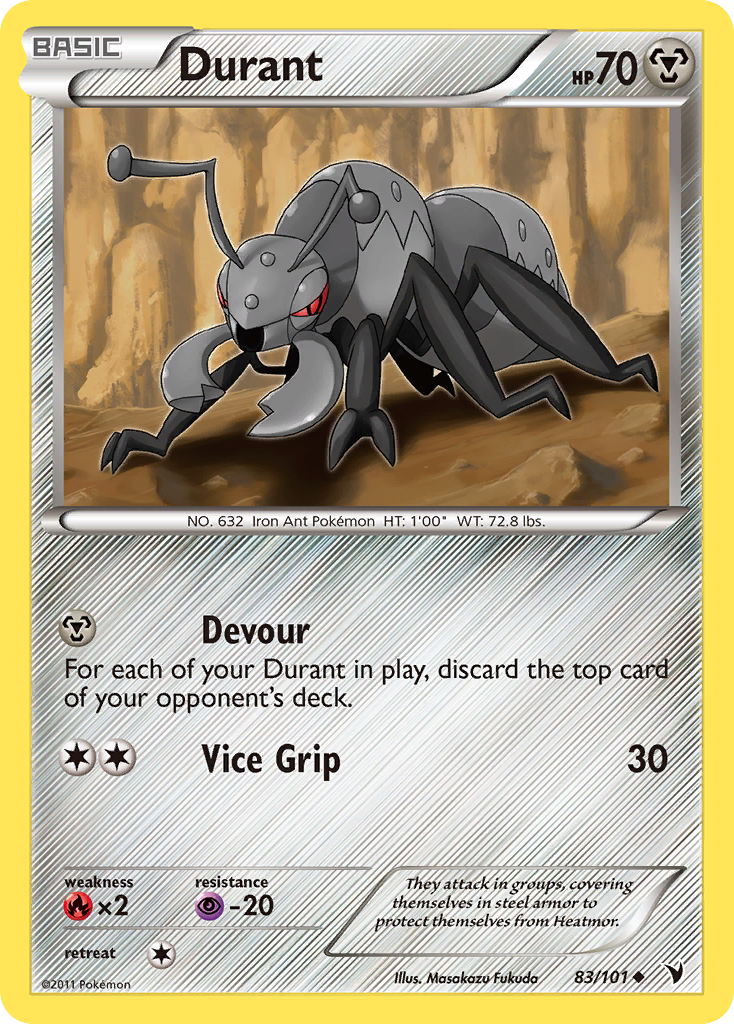 Durant 83/101 Uncommon | Noble Victories | Pokemon Card