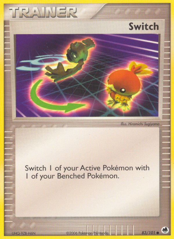Switch 83/101 Common | Dragon Frontiers | Pokemon Card