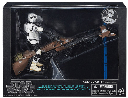 Speeder Bike with Biker Scout | Star Wars Black Series | Hasbro Action Figure