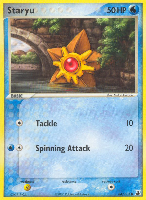 Staryu 84/113 Common | Delta Species | Pokemon Card